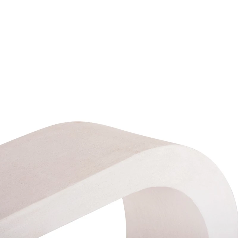 ΚΟΝΣΟΛΑ ΣΕΙΡΑ SANTORINI HM18049 MDF ΣΕ ΥΠΟΛΕΥΚΟ ΧΡΩΜΑ 110x30x70Υεκ.