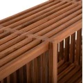 ΚΟΝΣΟΛΑ TV NYA HM9831 ΜΑΣΙΦ ΞΥΛΟ TEAK ΣΕ ΦΥΣΙΚΟ ΧΡΩΜΑ 130x29,5x46Υ εκ.