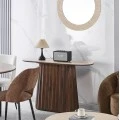 ΚΟΝΣΟΛΑ WALDEN HM18439 ΚΕΡΑΜΙΚΟ TOP ΤΡΑΒΕΡΤΙΝΑ--MDF ΒΑΣΗ ΚΑΡΥΔΙ 120x40x76Υεκ