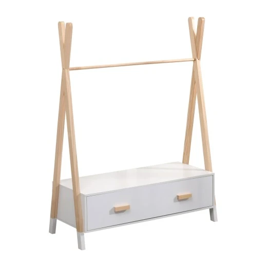 ΚΡΕΜΑΣΤΡΑ ΜΕ ΣΥΡΤΑΡΙΑ ΠΑΙΔΙΚH PASCHAL HM2491.03 ΜΕΛΑΜΙΝΗ-ΞΥΛΟ ΠΕΥΚΟΥ 80x40x130Υεκ