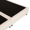 ΚΡEΒΑΤΙ ΔΙΠΛΟ LUTHER HM717 ΜΠΕΖ ΥΦΑΣΜΑ ΓΙΑ ΣΤΡΩΜΑ 160x200εκ.