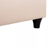 ΚΡEΒΑΤΙ ΔΙΠΛΟ LUTHER HM717 ΜΠΕΖ ΥΦΑΣΜΑ ΓΙΑ ΣΤΡΩΜΑ 160x200εκ.