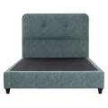 ΚΡΕΒΑΤΙ DOLORES ΑΠΟ ΥΦΑΣΜΑ LIGHT GREEN HM649.27 ΓΙΑ ΣΤΡΩΜΑ 90x200 εκ.