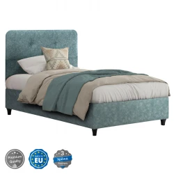 ΚΡΕΒΑΤΙ DOLORES LIGHT GREEN HM648.27 ΓΙΑ ΣΤΡΩΜΑ 120x200 εκ. ΚΡΕΒΑΤΙ DOLORES LIGHT GREEN HM648.27 ΓΙΑ ΣΤΡΩΜΑ 120x200 εκ.
