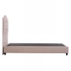 ΚΡΕΒΑΤΙ MALENA ΑΠΟ ΜΠΕΖ ΥΦΑΣΜΑ NUBUCK HM647.22 ΓΙΑ ΣΤΡΩΜΑ 120x200 εκ.