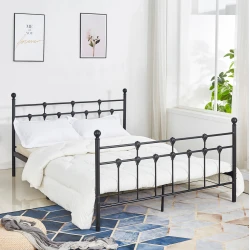 ΚΡΕΒΑΤΙ ΜΕΤΑΛΛΙΚΟ KAMIL 150x200 εκ. ΜΑΥΡΟ ΧΡΩΜΑ HM575.01 ΚΡΕΒΑΤΙ ΜΕΤΑΛΛΙΚΟ KAMIL 150x200 εκ. ΜΑΥΡΟ ΧΡΩΜΑ HM575.01