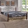 ΚΡΕΒΑΤΙ ΜΕΤΑΛΛΟ RUBBERWOOD CELINA HM311 ΓΙΑ ΣΤΡΩΜΑ 150x200 εκ.