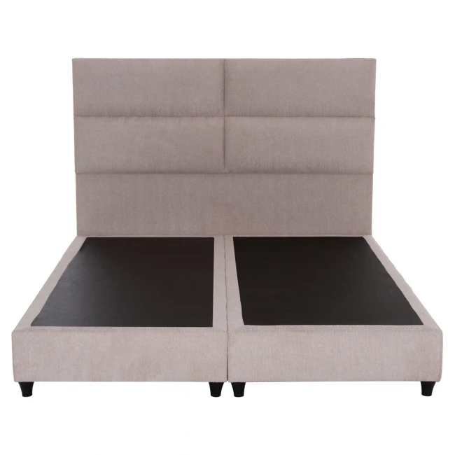 ΚΡΕΒΑΤΙ MILO HM616.32 ΜΠΕΖ ΥΦΑΣΜΑ ΓΙΑ ΣΤΡΩΜΑ 160x200εκ