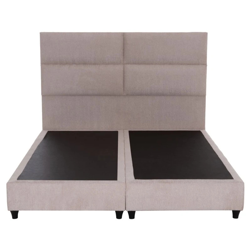 ΚΡΕΒΑΤΙ MILO HM616.32 ΜΠΕΖ ΥΦΑΣΜΑ ΓΙΑ ΣΤΡΩΜΑ 160x200εκ