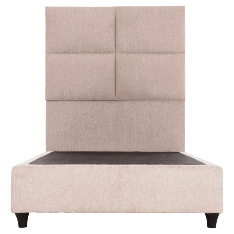 ΚΡΕΒΑΤΙ ΜΟΝΟ MILO HM652.32 ΜΠΕΖ TEDDY ΥΦΑΣΜΑ ΓΙΑ ΣΤΡΩΜΑ 90x200εκ