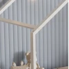 ΚΡΕΒΑΤΙ ΠΑΙΔΙΚΟ KLARICE HM680.03 τ.MONTESSORI-2 ΣΥΡΤΑΡΙΑ-ΞΥΛΟ ΠΕΥΚΟΥ ΛΕΥΚΟ-190x90εκ