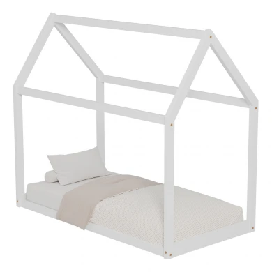 ΚΡΕΒΑΤΙ ΠΑΙΔΙΚΟ PEPE HM678.03 τ.MONTESSORI ΞΥΛΟ ΠΕΥΚΟ ΛΕΥΚΟ- 140x70εκ