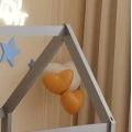 ΚΡΕΒΑΤΙ ΠΑΙΔΙΚΟ PEPE HM678.05 τ.MONTESSORI ΞΥΛΟ ΠΕΥΚΟ ΓΚΡΙ- 140x70εκ