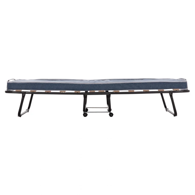 ΚΡΕΒΑΤΙ-ΡΑΝΤΖΟ ΙΤΑΛΙΑΣ SLADE HM604.03 ΜΕΤΑΛ. ΜΕ ΡΟΔΕΣ & ΣΤΡΩΜΑ 6,5εκ ΟΨΗ ΤΖΙΝ 80x183x37,5Yεκ