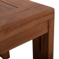 LOUNGE ΣΕΤ KIOTO HM10960 ΤΡΑΠΕΖΑΚΙ & 2 ΠΟΛΥΘΡΟΝΕΣ--ΞΥΛΟ TEAK--ΜΠΕΖ ΜΑΞΙΛΑΡΙΑ