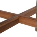 LOUNGE ΣΕΤ SANJI HM21214 ΤΡΑΠΕΖΙ & 2 ΠΟΛΥΘΡΟΝΕΣ--ΞΥΛΟ ΑΚΑΚΙΑΣ-ΑΛΟΥΜΙΝΙΟ-ΣΧΟΙΝΙ