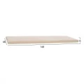 ΜΑΞΙΛΑΡΙ ΓΙΑ ΠΑΓΚΑΚΙ POLYESTER CHIOS ΜΠΕΖ HM11242.01P 148x48x6εκ.