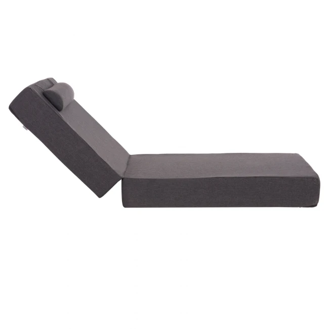 ΜΑΞΙΛΑΡΙ ΞΑΠΛΩΣΤΡΑΣ KIHEI HM21094.03 OLEFIN ΣΚΟΥΡΟ ΓΚΡΙ ΜΕ FOAM 198x70x20Υεκ