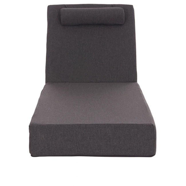 ΜΑΞΙΛΑΡΙ ΞΑΠΛΩΣΤΡΑΣ KIHEI HM21094.03 OLEFIN ΣΚΟΥΡΟ ΓΚΡΙ ΜΕ FOAM 198x70x20Υεκ