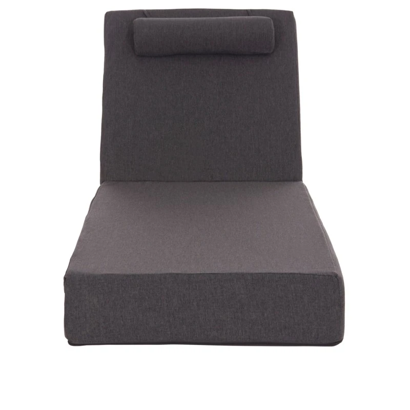 ΜΑΞΙΛΑΡΙ ΞΑΠΛΩΣΤΡΑΣ KIHEI HM21094.03 OLEFIN ΣΚΟΥΡΟ ΓΚΡΙ ΜΕ FOAM 198x70x20Υεκ