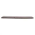 ΜΑΞΙΛΑΡΙ ΞΑΠΛΩΣΤΡΑΣ POLYESTER CHIOS ΓΚΡΙ HM11234.10P 196(117+1+78)x58x5 εκ.