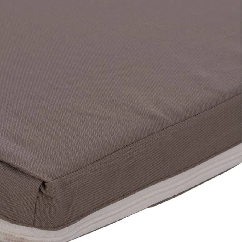 ΜΑΞΙΛΑΡΙ ΞΑΠΛΩΣΤΡΑΣ POLYESTER CHIOS ΓΚΡΙ HM11234.10P 196(117+1+78)x58x5 εκ.
