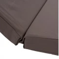 ΜΑΞΙΛΑΡΙ ΞΑΠΛΩΣΤΡΑΣ POLYESTER CHIOS ΓΚΡΙ HM11234.10P 196(117+1+78)x58x5 εκ.