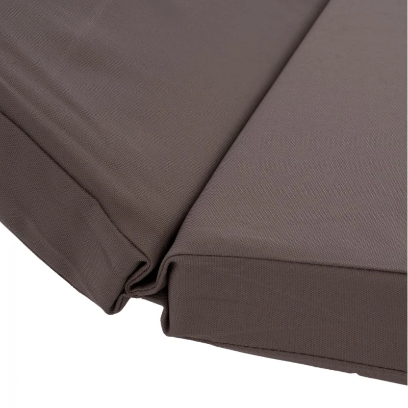 ΜΑΞΙΛΑΡΙ ΞΑΠΛΩΣΤΡΑΣ POLYESTER CHIOS ΓΚΡΙ HM11234.10P 196(117+1+78)x58x5 εκ.