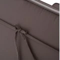 ΜΑΞΙΛΑΡΙ ΞΑΠΛΩΣΤΡΑΣ POLYESTER CHIOS ΓΚΡΙ HM11236.10P 196(117+1+78)x58x9εκ.