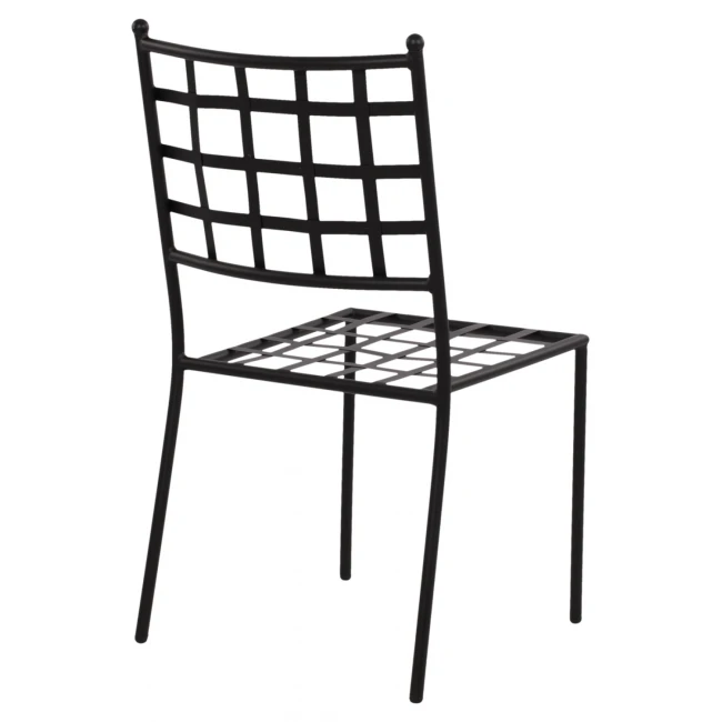 ΜΕΤΑΛΛΙΚΗ ΚΑΡΕΚΛΑ EMERY HM5509 ΣΕ ΜΑΥΡΗ ΑΠΟΧΡΩΣΗ 46x58x88  cm