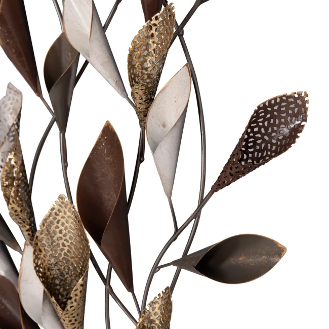 ΜΕΤΑΛΛΙΚΟ ΔΙΑΚΟΣΜΗΤΙΚΟ ΤΟΙΧΟΥ HM7159 ΑΝΘΡΑΚΙ ΧΡΥΣΟ 44x5,5x87Y εκ.