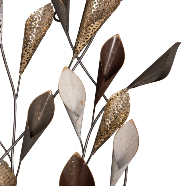 ΜΕΤΑΛΛΙΚΟ ΔΙΑΚΟΣΜΗΤΙΚΟ ΤΟΙΧΟΥ HM7159 ΑΝΘΡΑΚΙ ΧΡΥΣΟ 44x5,5x87Y εκ.