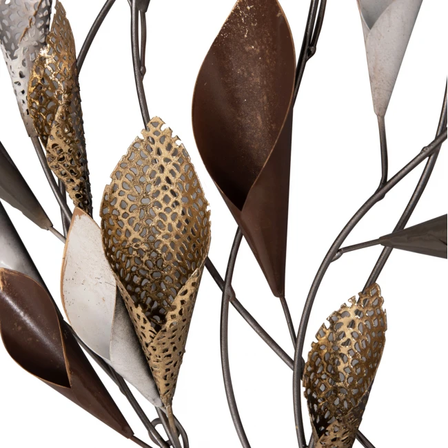 ΜΕΤΑΛΛΙΚΟ ΔΙΑΚΟΣΜΗΤΙΚΟ ΤΟΙΧΟΥ HM7159 ΑΝΘΡΑΚΙ ΧΡΥΣΟ 44x5,5x87Y εκ.