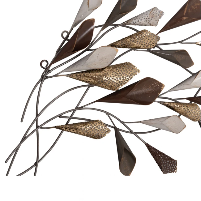 ΜΕΤΑΛΛΙΚΟ ΔΙΑΚΟΣΜΗΤΙΚΟ ΤΟΙΧΟΥ HM7159 ΑΝΘΡΑΚΙ ΧΡΥΣΟ 44x5,5x87Y εκ.