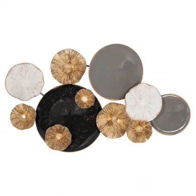 ΜΕΤΑΛΛΙΚΟ ΔΙΑΚΟΣΜΗΤΙΚΟ ΤΟΙΧΟΥ HM7179 ΓΚΡΙ ΧΡΥΣΟ 66x6x38Y εκ.