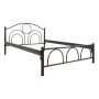 ΜΕΤΑΛΛΙΚΟ ΔΙΠΛΟ ΚΡΕΒΑΤΙ ΚΥΚΛΟΣ 160x200x90Yεκ. HM766 ΣΦΥΡHΛΑΤΟ ΚΑΦΕ