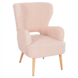 ΜΠΕΡΖΕΡΑ ΠΟΛΥΘΡΟΝΑ MYLIE ΜΠΟΥΚΛΕ ΥΦΑΣΜΑ ΕΚΡΟΥ HM8394.20 66x76x90Υ εκ.