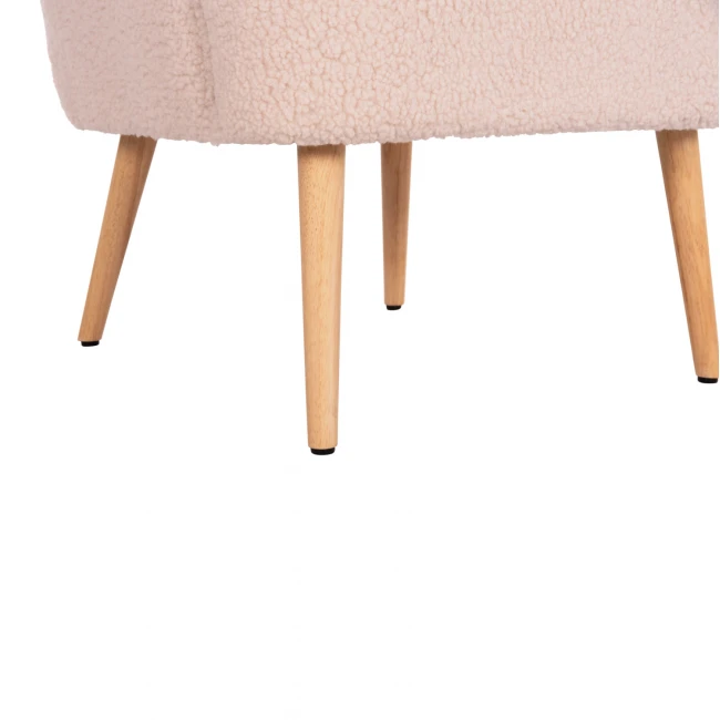 ΜΠΕΡΖΕΡΑ ΠΟΛΥΘΡΟΝΑ MYLIE ΜΠΟΥΚΛΕ ΥΦΑΣΜΑ ΕΚΡΟΥ HM8394.20 66x76x90Υ εκ.