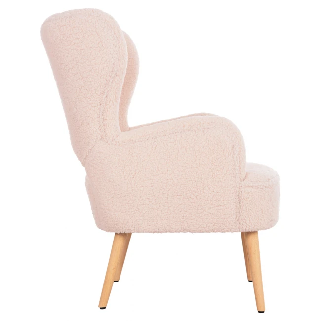 ΜΠΕΡΖΕΡΑ ΠΟΛΥΘΡΟΝΑ MYLIE ΜΠΟΥΚΛΕ ΥΦΑΣΜΑ ΕΚΡΟΥ HM8394.20 66x76x90Υ εκ.