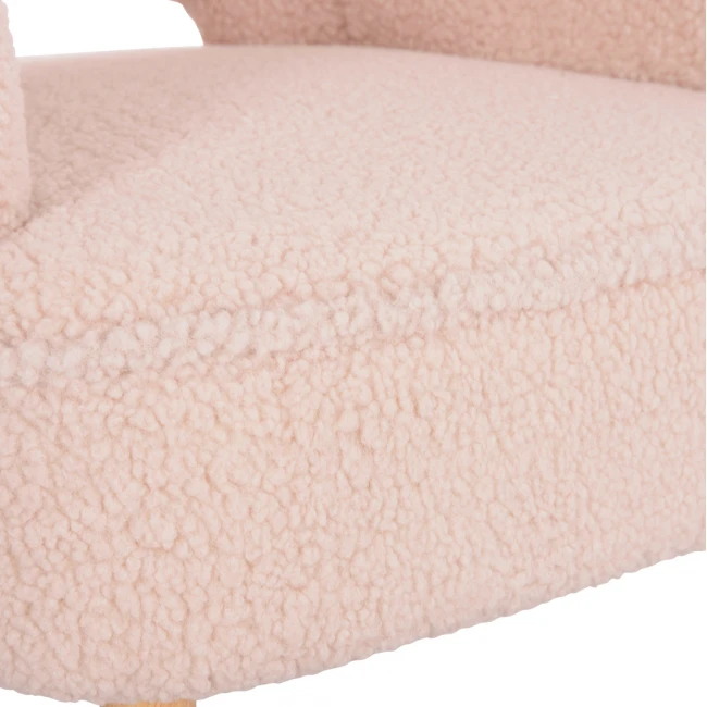 ΜΠΕΡΖΕΡΑ ΠΟΛΥΘΡΟΝΑ MYLIE ΜΠΟΥΚΛΕ ΥΦΑΣΜΑ ΕΚΡΟΥ HM8394.20 66x76x90Υ εκ.