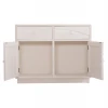 ΜΠΟΥΦΕΣ ΣΕΙΡΑ SANTORINI HM18046 MDF ΣΕ ΥΠΟΛΕΥΚΟ ΧΡΩΜΑ-2 ΣΥΡΤΑΡΙΑ & 2 ΠΟΡΤΕΣ 107x38x82,5Υεκ.