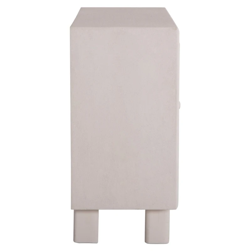 ΜΠΟΥΦΕΣ ΣΕΙΡΑ SANTORINI HM18048 MDF ΣΕ ΥΠΟΛΕΥΚΟ ΧΡΩΜΑ-3 ΣΥΡΤΑΡΙΑ & 2 ΠΟΡΤΕΣ 120x38x80Υεκ.