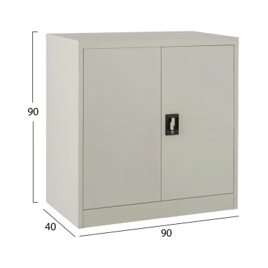 ΝΤΟΥΛΑΠΑ ΜΕΤΑΛΛΙΚΗ HM5960.01 ΜΕ 2 ΑΠΟΘΗΚΕΥΤΙΚΟΥΣ ΧΩΡΟΥΣ ΓΚΡΙ 90Χ40Χ90Υεκ.