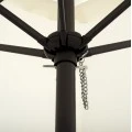ΟΜΠΡΕΛΑ ΑΛΟΥΜΙΝΙΟΥ Φ250x236 εκ.ΜΕ 6 ΑΚΤΙΝΕΣ KACEN HM6030.02 ΕΚΡΟΥ ΓΚΡΙ