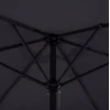 ΟΜΠΡΕΛΑ ΑΛΟΥΜΙΝΙΟΥ KACEN Φ250x236 εκ. ΜΕ 6 ΑΚΤΙΝΕΣ ΓΚΡΙ ΠΑΝΙ HM6030.10