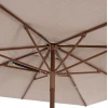 ΟΜΠΡΕΛΑ ΕΠΑΓΓΕΛΜΑΤΙΚΗ GLADELL 3X3m HM6604.02 ΜΠΕΖ ΠΑΝΙ-HEAT TRANSFER ΑΛΟΥΜΙΝΙΟ