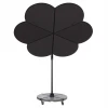 ΟΜΠΡΕΛΑ ΜΕ ΒΑΣΗ ΣΕΙΡΑ CANNOPY (flower) HM21286.01 ΑΛΟΥΜΙΝΙΟ-ΓΡΑΝΙΤΗΣ-ΜΟΛΥΒΙ ΧΡΩΜΑ 2,38x2,2μ