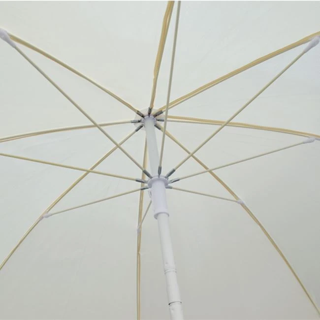 ΟΜΠΡΕΛΑ ΘΑΛΑΣΣΗΣ RANDALL 2.00μ HM6015.01 ΛΕΥΚΗ 8 ΑΚΤΙΝΕΣ FIBERGLASS