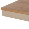 ΠΑΓΚΑΚΙ ΑΛΟΥΜΙΝΙΟΥ TAWNEE HM6038.04 ΣΑΜΠΑΝΙ-POLYWOOD ΚΑΘΙΣΜΑ ΦΥΣΙΚΟ 150x36x45Υεκ.