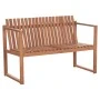 ΠΑΓΚΑΚΙ ΚΗΠΟΥ 2ΘΕΣΙΟ VED HM18124 ΞΥΛΟ TEAK--ΦΥΣΙΚΟ ΧΡΩΜΑ 130x60x86Υεκ.